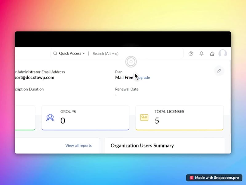 Cover image for Custom Domain Email Setup for docxtowp.com