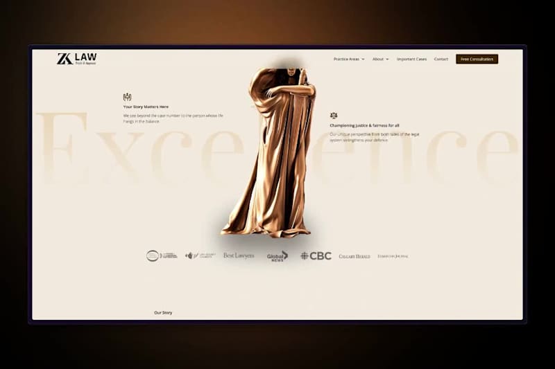Cover image for ZK Law Webflow Website Development