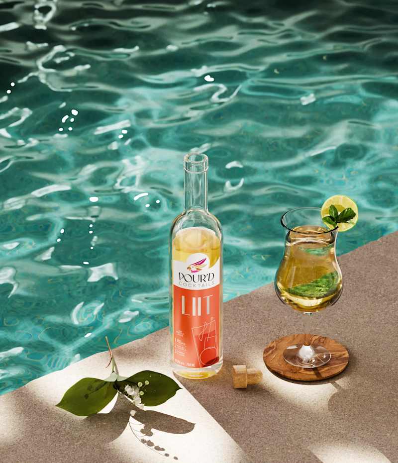 Cover image for Smoother than the drink itself: 3D + motion magic for POUR'D...