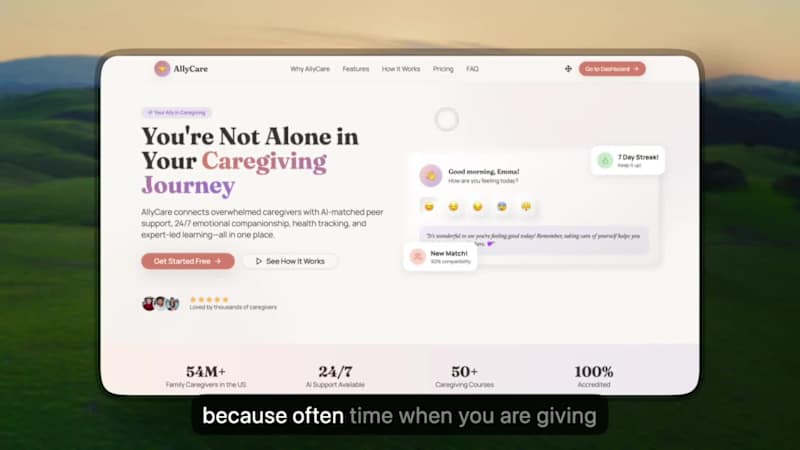 Cover image for AllyCare: 💯 Landing Page + Mobile First responsive Web App ...
