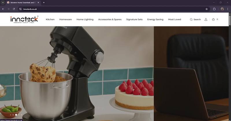 Cover image for Teamed up with UK-based Innoteck, a kitchen, home, lighting ...