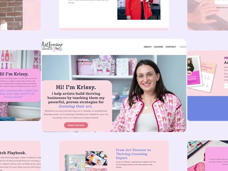 Cover image for From Artist to Educator: Krissy’s First Live Course Launch
