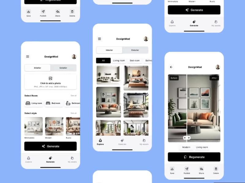 Cover image for Interior & Exterior Design App with AI-Powered Personalization