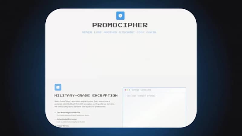 Cover image for Promocipher