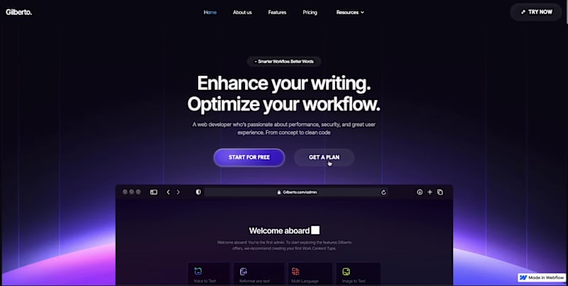 Cover image for SaaS landing page design. 

Did