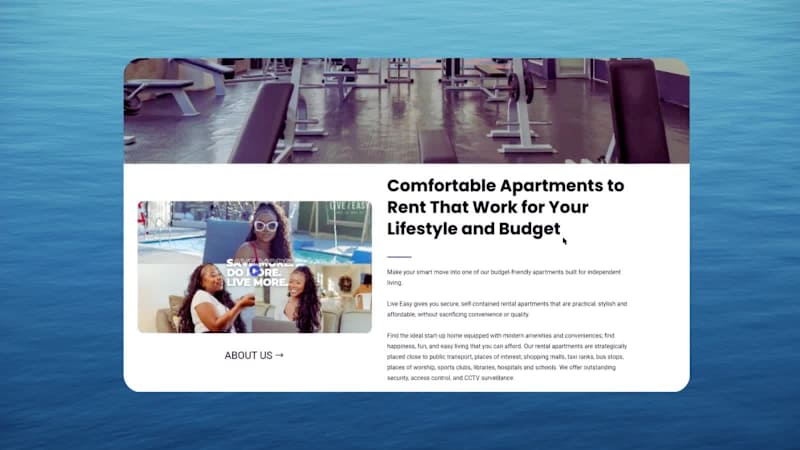 Cover image for Live Easy website