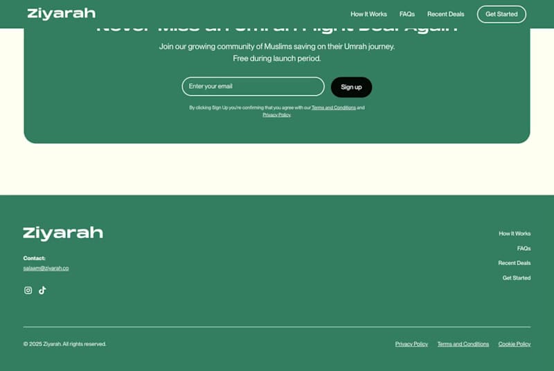 Cover image for Ziyarah | Flight Deals Platform