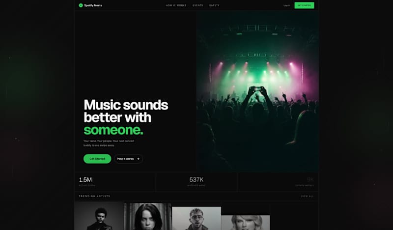 Cover image for Spotify Meets: Music Sounds Better With Someone
