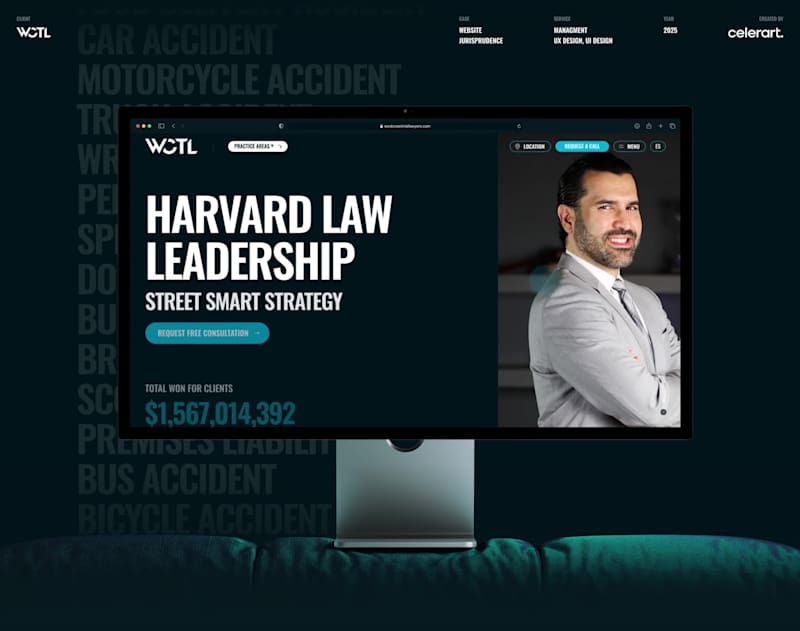 Cover image for Law Firm that Won $1.7B for Clients - Bold Website Overhaul