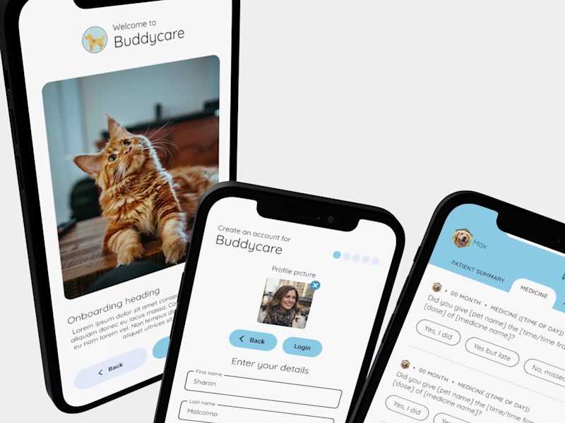 Cover image for BuddyCare Pet Management App