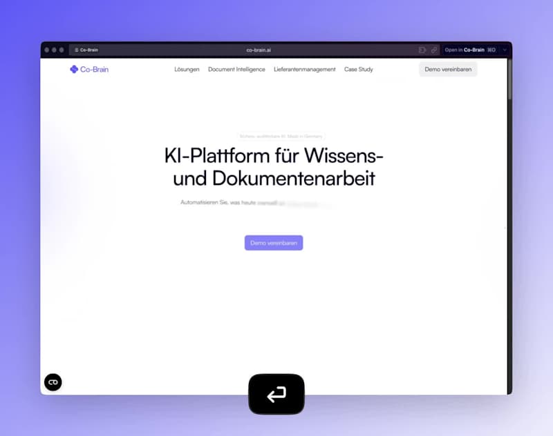 Cover image for Multi-Locale Framer Site for German AI Startup