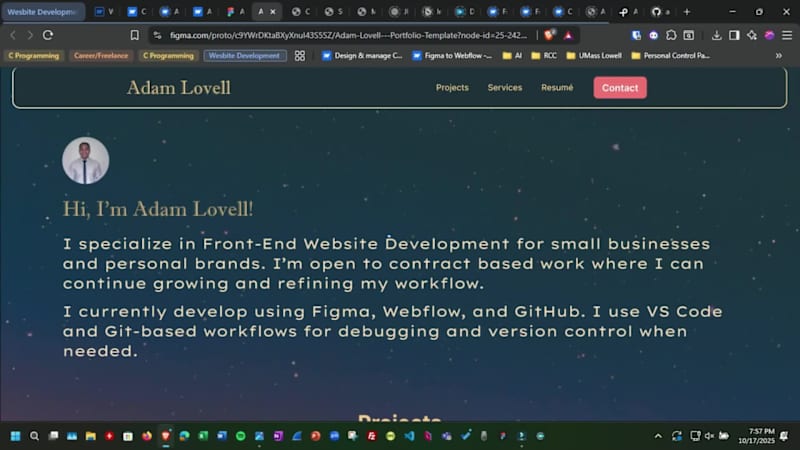 Cover image for I designed my portfolio page in Figma and now all that's lef...