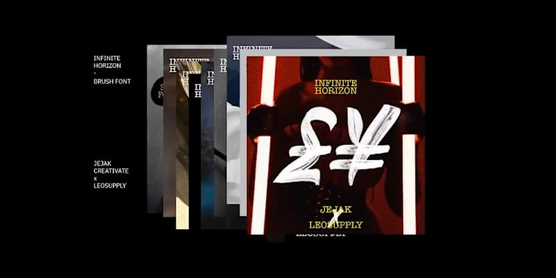 Cover image for Infinite Horizon - SVG Brush Font