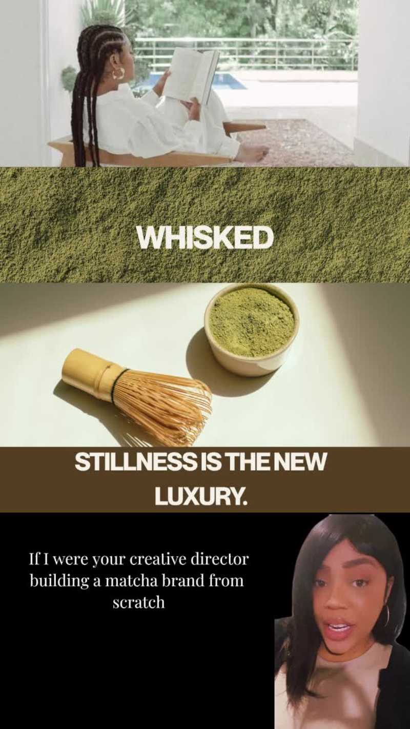 Cover image for If I were your Creative Director for a matcha brand... I’d d...