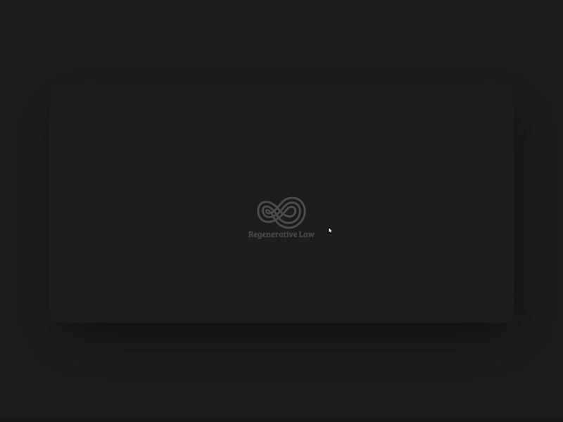 Cover image for Regenerative Law Landing Page Design & Development