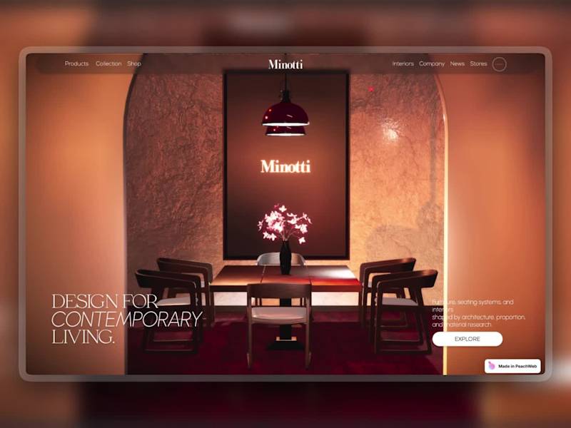 Cover image for Minotti 2025 Collection | Immersive 3D Furniture Experience