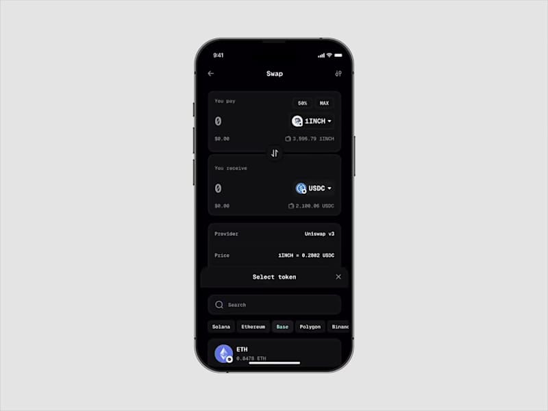 Cover image for Crypto wallet app design
