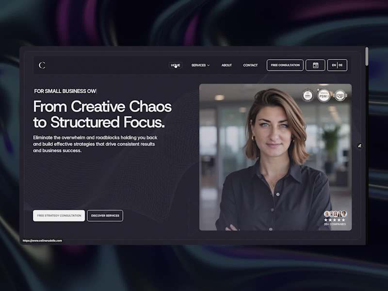 Cover image for CelineRudelle - Website Design for a Business Consultant