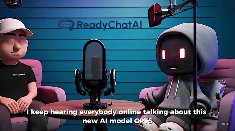 Cover image for A.i podcast demo for ReadchatAI