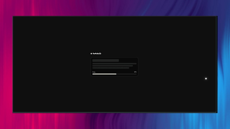 Cover image for Portfolio Design crafted over several months, exploring the ...