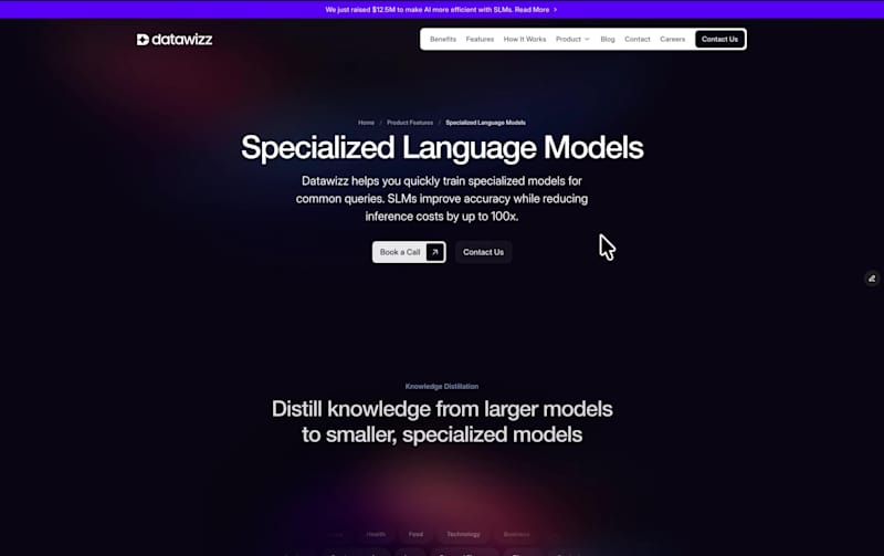 Cover image for Feature page for Datawizz.ai