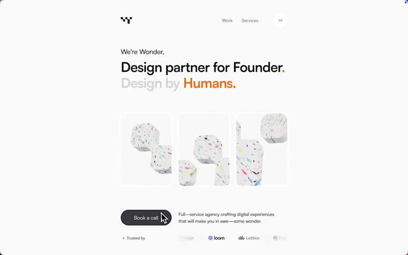 Cover image for Wonder UI (Portfolio & Agencies) Figma Web Design