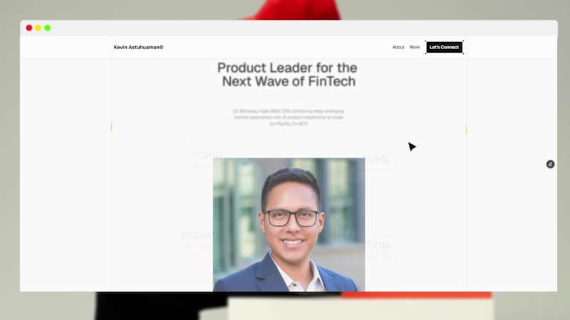 Cover image for Kevin Astuhuamán Portfolio Website Design Framer