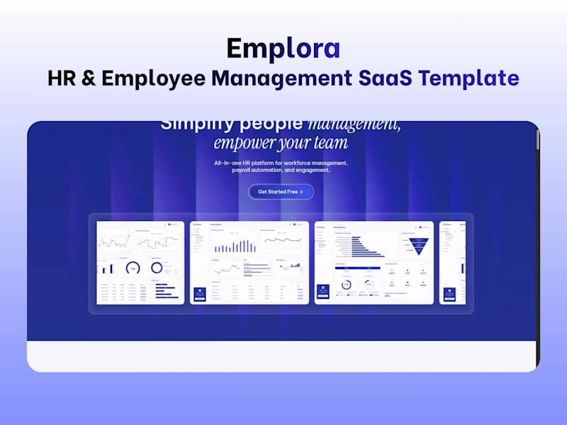 Cover image for Emplora SaaS Elementor Template –