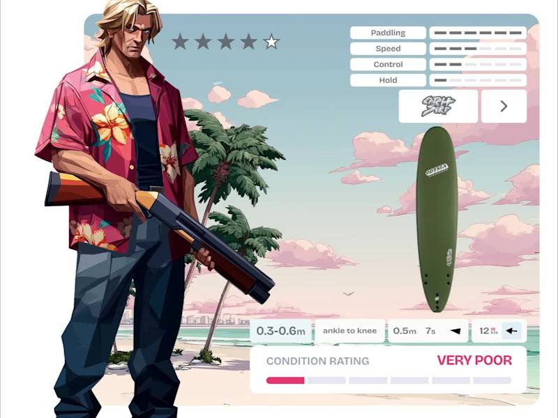 Cover image for Interactive surf experience in Rive