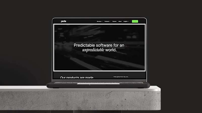 Cover image for Jade Software Website Design
