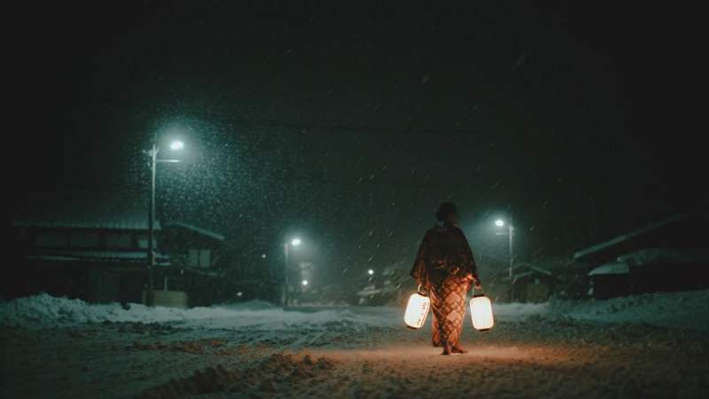 Cover image for Snowy nights