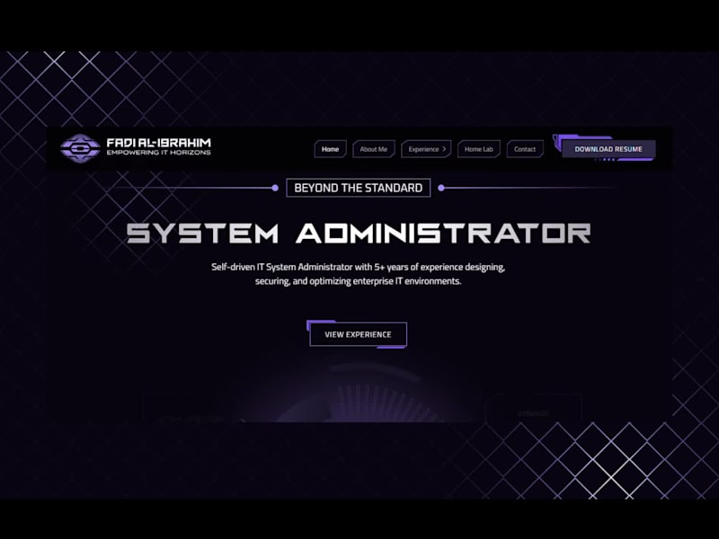 Cover image for Personal Brand & IT Portfolio for Fadi Al Ibrahim