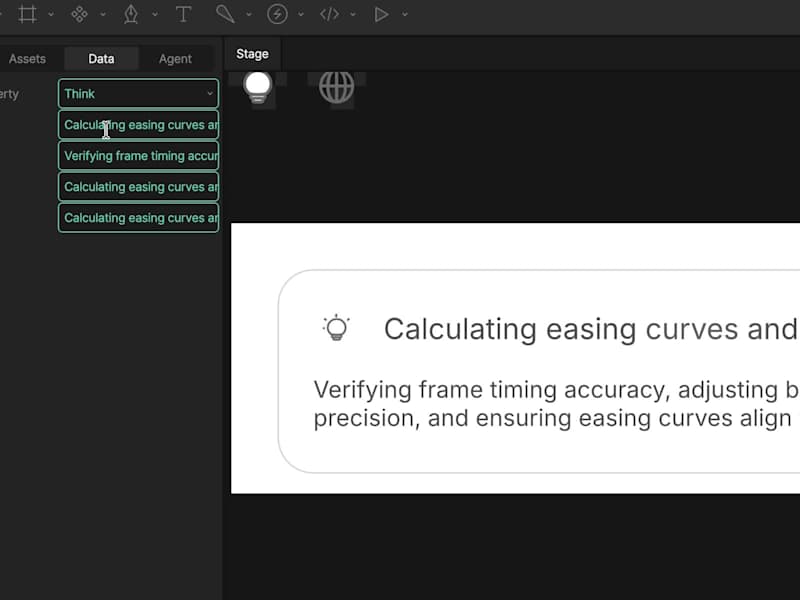 Cover image for AI loader and display - Rive interactive UI block