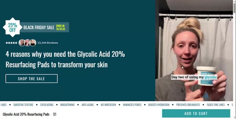 Cover image for QRX‑Labs Video Stand Page Shopify