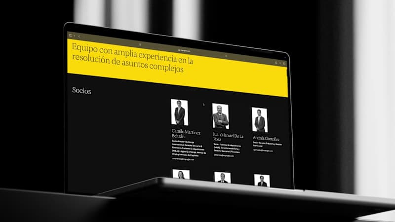 Cover image for Martinez Abogados Website