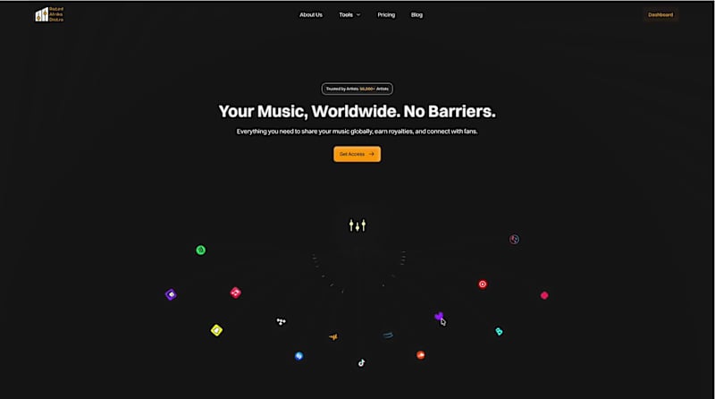Cover image for This is the landing page of a SASS I'm helping a client buil...