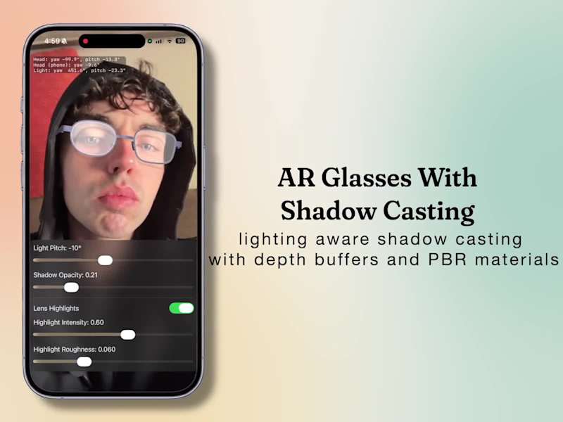 Cover image for ARKit App for Glasses Visualization