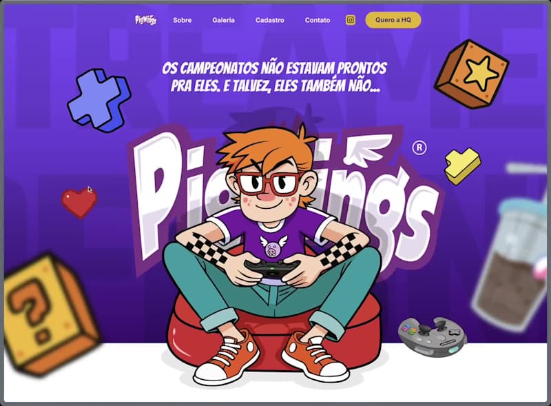 Cover image for Pigwings - Landing Page
