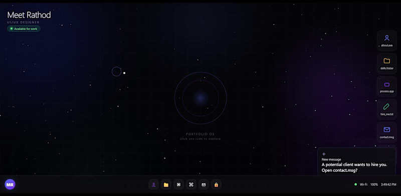 Cover image for Portfolio OS

What if your portfolio