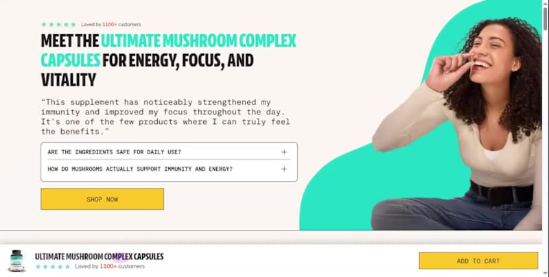 Cover image for FreshCap Shopify Page Development