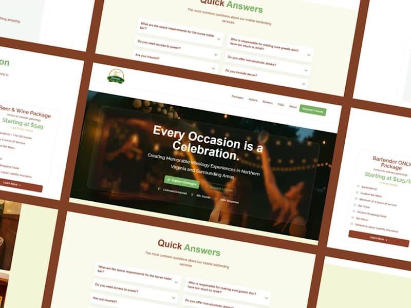 Cover image for Website Redesign for Hannah’s Sip & Savor