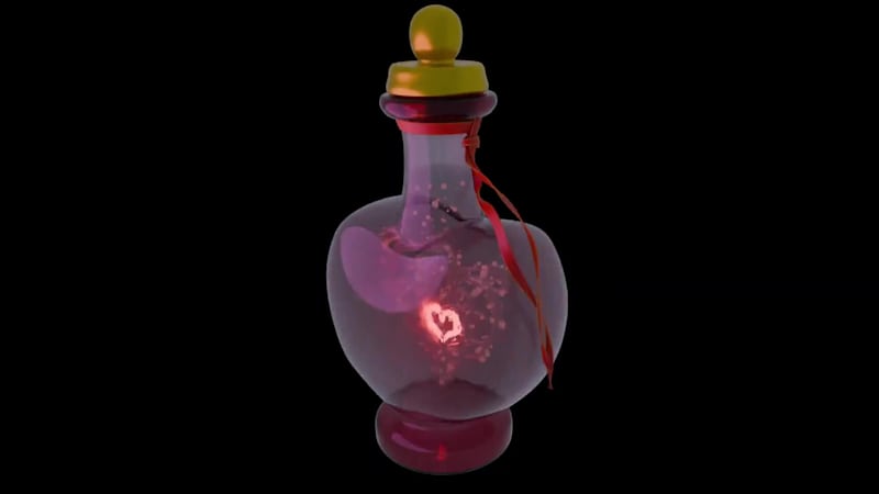 Cover image for Pink Glass Perfume Bottle 3D Model