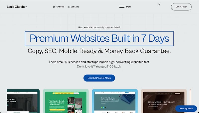 Cover image for Designed and Built my personal website on Figma and then tra...