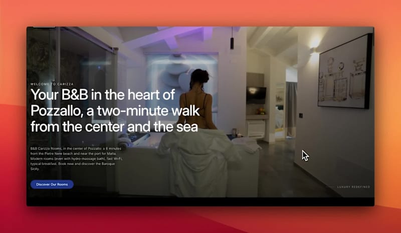 Cover image for Carizza Rooms – Website Redesign + Booking Integration Cariz...