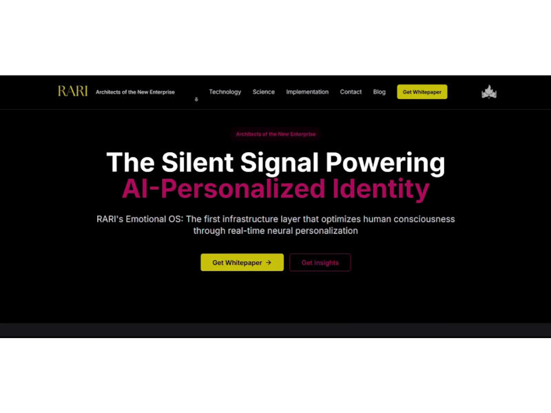 Cover image for RARI Homepage Copywriting & Strategic Messaging