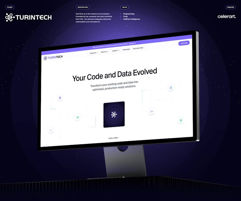 Cover image for AI & ML Startup - Web Design, Motion, Graphics, Webflow build
