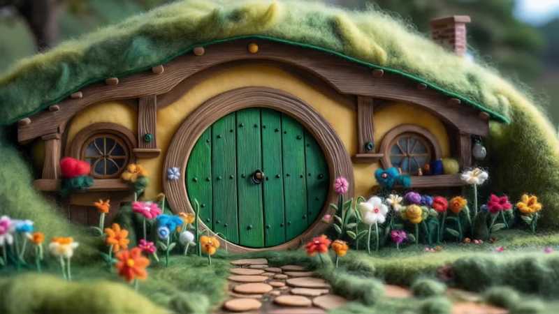 Cover image for The Hobbit: All Stitched Up