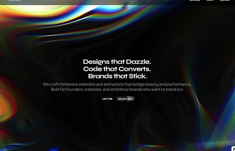Cover image for Just finished designing and animating this immersive hero se...
