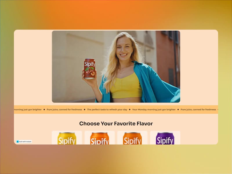 Cover image for E-commerce Website built with Instant