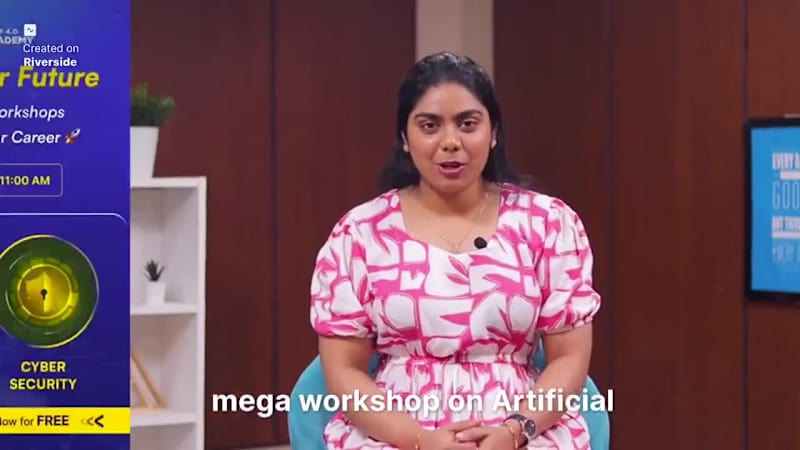 Cover image for Video Captioning of NXTWAVE Workshop